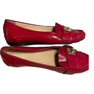 Cole Haan Talia lock Red Flats